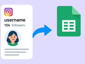 Scraper de Perfiles de Instagram + Plantilla Lista para Usar en Google Sheets