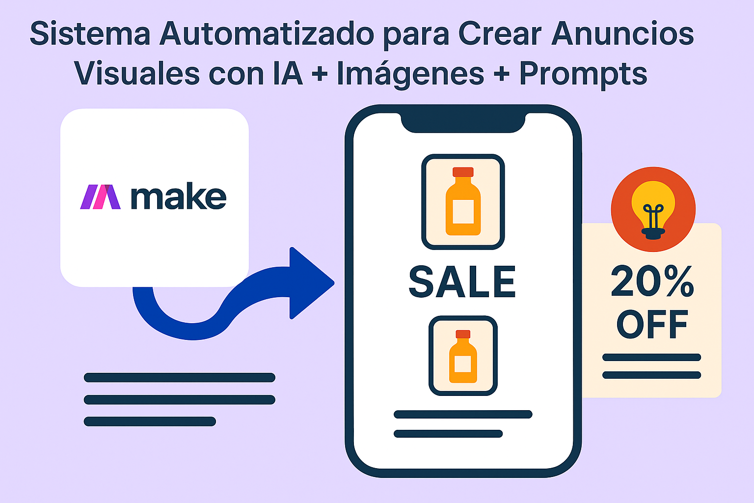 🎨 Sistema Automatizado para Crear Anuncios Visuales con IA + Imágenes + Prompts